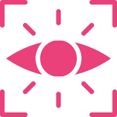 Eye Vector Icon Design Illustration