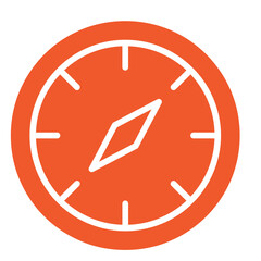 Compass Vector Icon Design Illustration