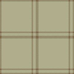 Soft Greyish Brown and Vivid Bland Seamless Tartan Textile Design