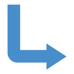 Down right Vector Icon Design Illustration