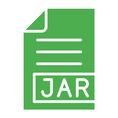 Fototapeta premium JAR Vector Icon Design Illustration