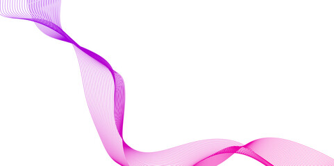 Fototapeta premium Creative wave line white background flowing lines in modern abstract artistic expression, abstract background with purple and pink wave vector illustration, Soft abstract blue gradient background.