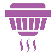 Smoke detector Vector Icon Design Illustration