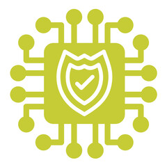 Cyber security Vector Icon Design Illustration