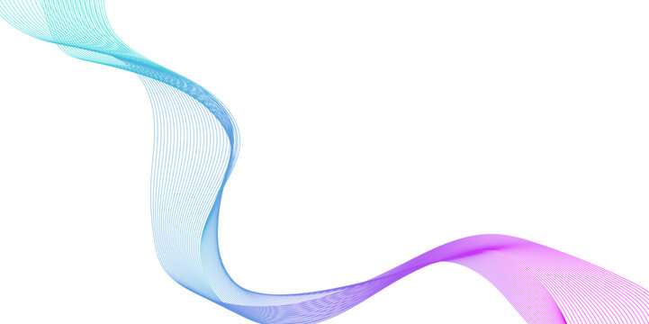 abstract colorful pink, Wave lines calming rhythms colorful blue pink tosca green in white background, parple, wave line low vector abstract wave on white background.