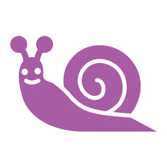 Snail Vector Icon Design Illustration