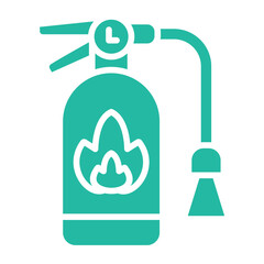Fire extinguisher Vector Icon Design Illustration