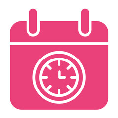 Deadline Vector Icon Design Illustration