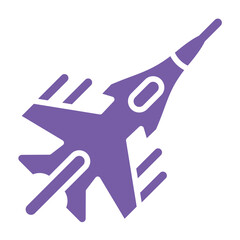 Jet Vector Icon Design Illustration