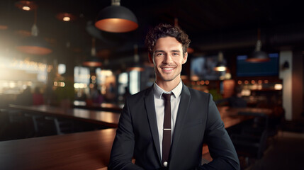 Fototapeta premium portrait of a handsome businessman
