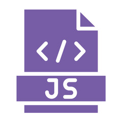 Javascript Vector Icon Design Illustration