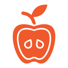 Apple Vector Icon Design Illustration