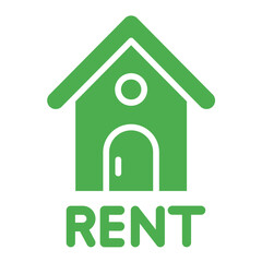 Rent Vector Icon Design Illustration