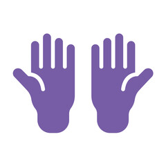 Gloves Vector Icon Design Illustration