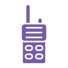 Obraz premium Walkie talkie Vector Icon Design Illustration