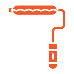 Paint roller Vector Icon Design Illustration