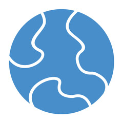 Earth Vector Icon Design Illustration