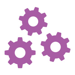 Gears Vector Icon Design Illustration