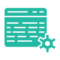 Web setting Vector Icon Design Illustration