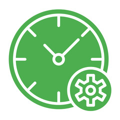 Time management Vector Icon Design Illustration