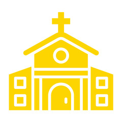 Church Vector Icon Design Illustration