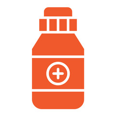 Obraz premium Medicine jar Vector Icon Design Illustration
