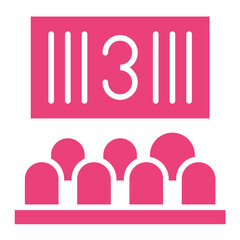 Countdown Vector Icon Design Illustration