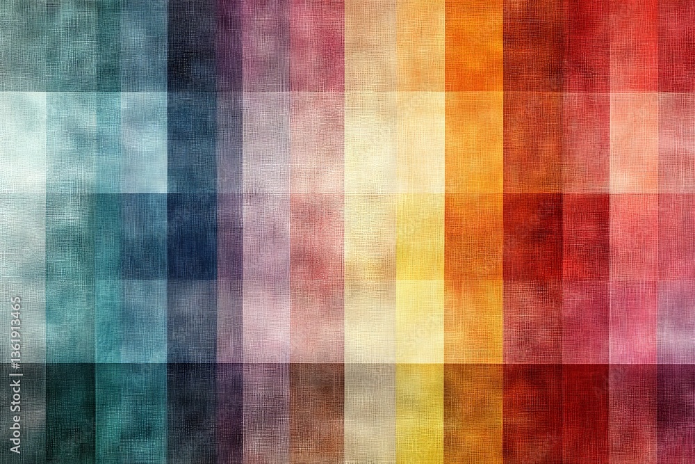 Poster vibrant color gradient displaying rich hues across a spectrum from cool to warm shades