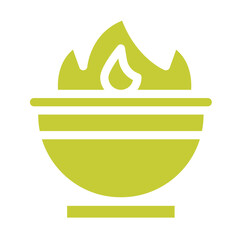 Cauldron Vector Icon Design Illustration