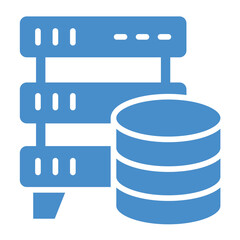 Database Storage Vector Icon Design Illustration