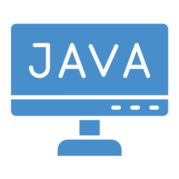 Java Vector Icon Design Illustration