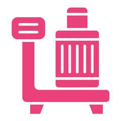 Luggage Scan Vector Icon Design Illustration