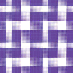 Modern Cool Bluey Purple Seamless Tartan Textile Design