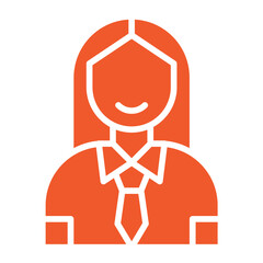 Obraz premium Businesswoman Vector Icon Design Illustration