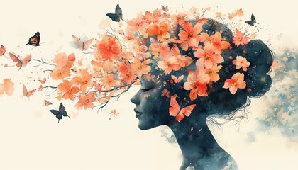 Mental health concept for women