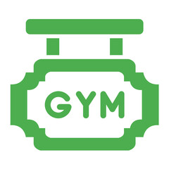 Gym Board Vector Icon Design Illustration