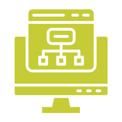 Flowchart Vector Icon Design Illustration