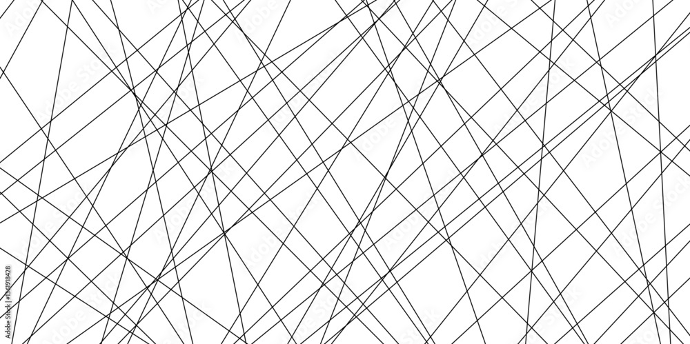 Poster abstract line background. abstract black lines with white background creative and geometric shape wi