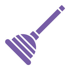 Plunger Vector Icon Design Illustration