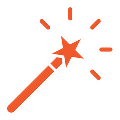 Magic Wand Vector Icon Design Illustration