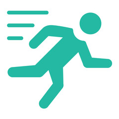 Sport run Vector Icon Design Illustration