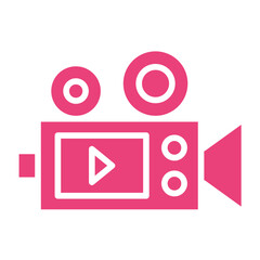 Camera record Vector Icon Design Illustration