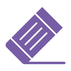 Eraser Vector Icon Design Illustration