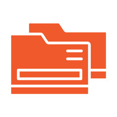 Folder Vector Icon Design Illustration