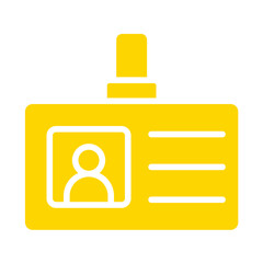 Obraz premium Id Card Vector Icon Design Illustration