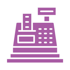 Cash Counter Vector Icon Design Illustration