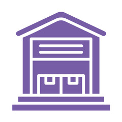 Warehouse Vector Icon Design Illustration