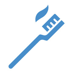 Tooth Brush Vector Icon Design Illustration