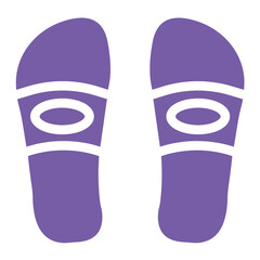 Slippers Vector Icon Design Illustration