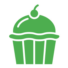 Cupcake Vector Icon Design Illustration